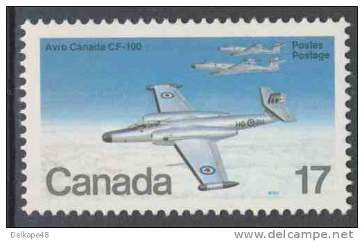 Canada 1980 Mi 784 YT 752 ** Avro Canada CF-100 - Military Aircraft / Avions Militaires / Militärflugzeuge - Unused Stamps