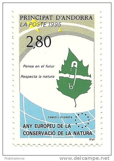 1995 - Andorra Francese 454 Anno Natura   ------ - Ongebruikt