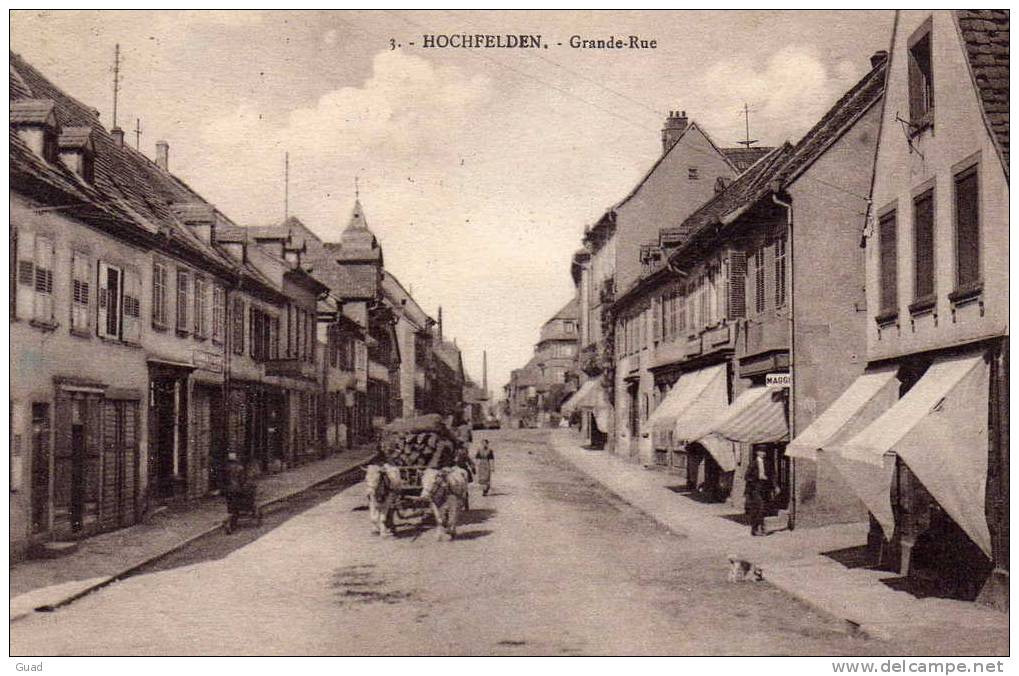 HOCHFELDEN - GRANDE  RUE - Hochfelden