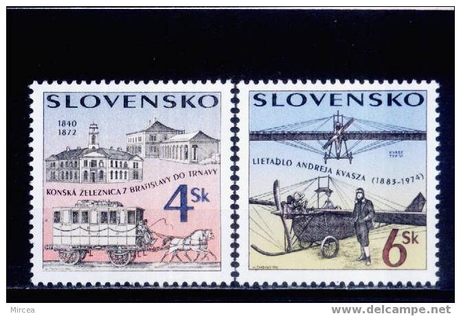 C1174 - Slovaquie 1996 - Yv.no.224/5 Neufs** - Unused Stamps