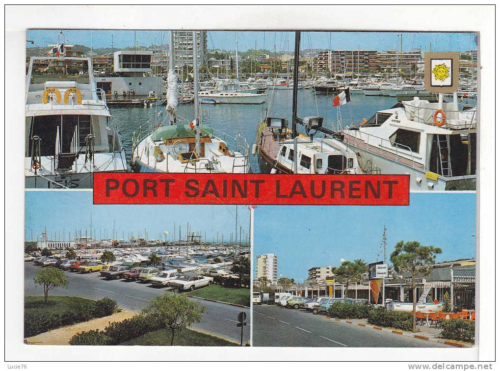 PORT SAINT LAURENT -  3 Vues  - N° 5612 - Saint-Laurent-du-Var