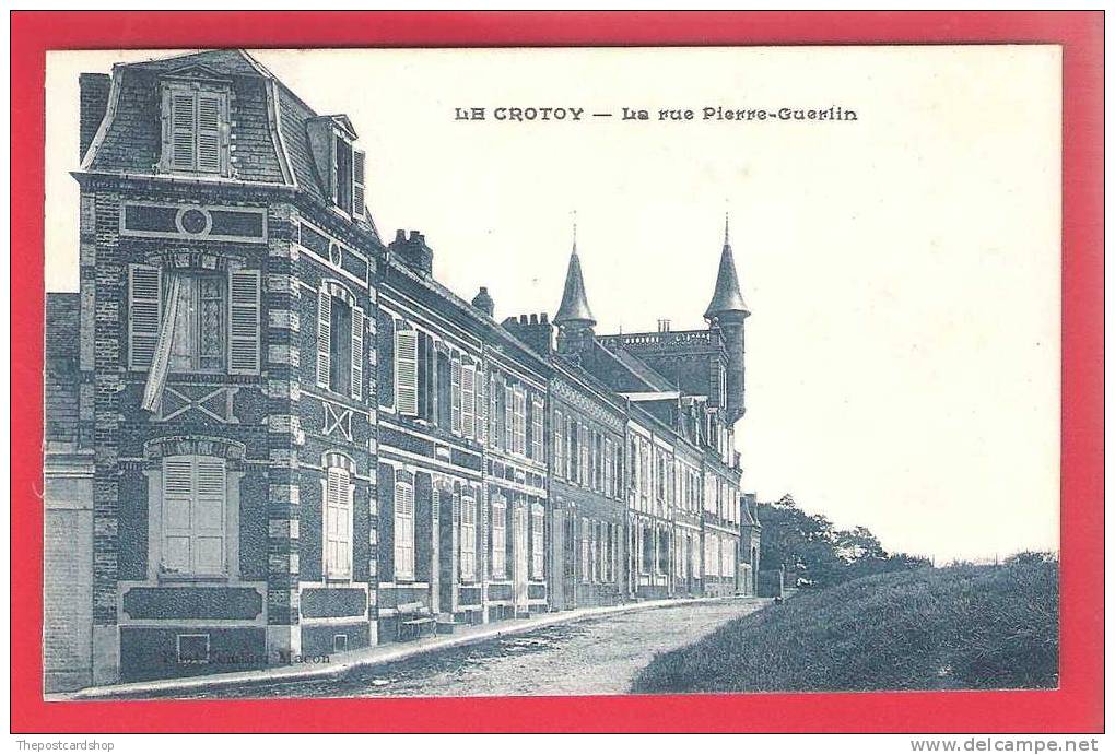 CPA 80 LE CROTOY La Rue Pierre Guerlin FRANCE - Le Crotoy