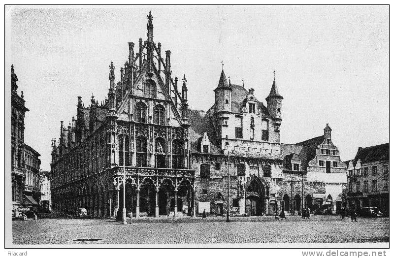 5498    Belgio   Mechelen  Malines  Hotel De Ville  Et  Anciennes  Halles  Aux  Draps  NV - Mechelen