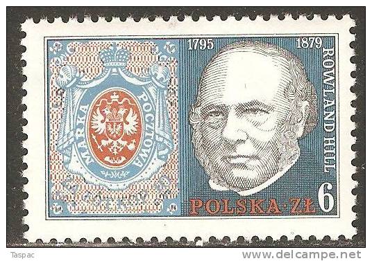 Poland 1979 Poland No. 1, Rowland Hill Mi# 2642 ** MNH - Unused Stamps