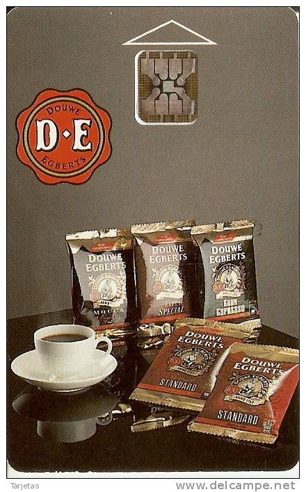 TARJETA DE LA REP. CHECA DE CAFE D.E  (COFFE-CAFE) - Lebensmittel