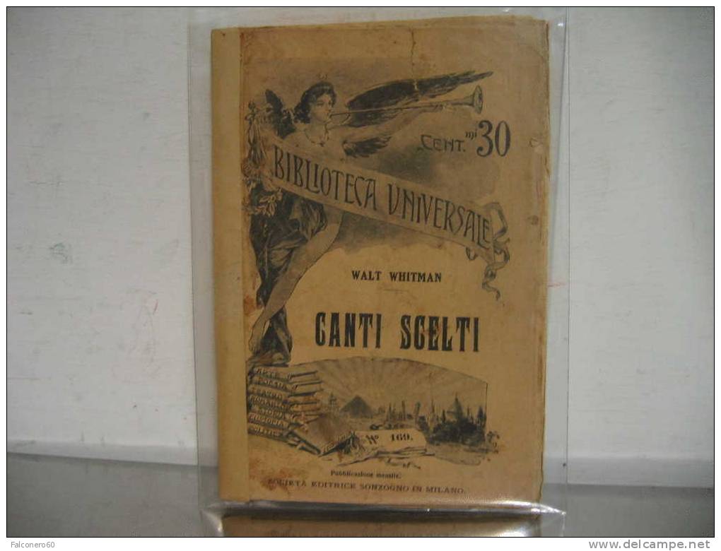 Walt  Whitman : CANTI  SCELTI - Old Books