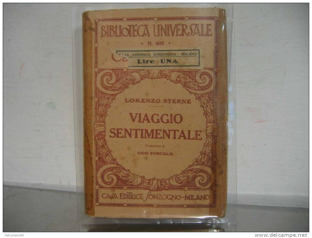 Lorenzo  Sterne:  VIAGGIO  SENTIMENTALE - Libri Antichi