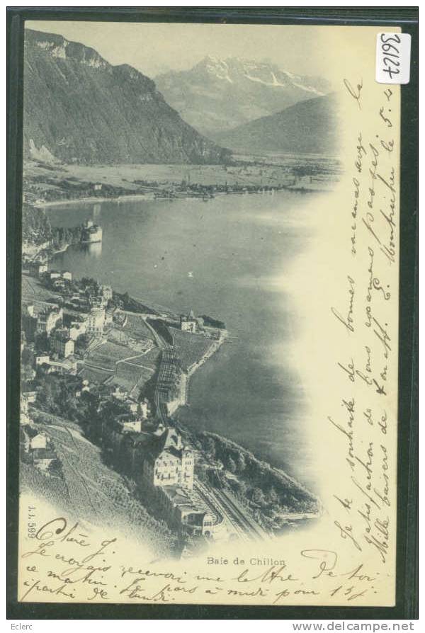 DISTRICT DE VEVEY ///  BAIE DE CHILLON PRES MONTREUX  - TB - Montreux