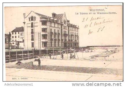 36472)cartolina Illustratoria Località Di Bruxelles - Westende - Pubs, Hotels, Restaurants