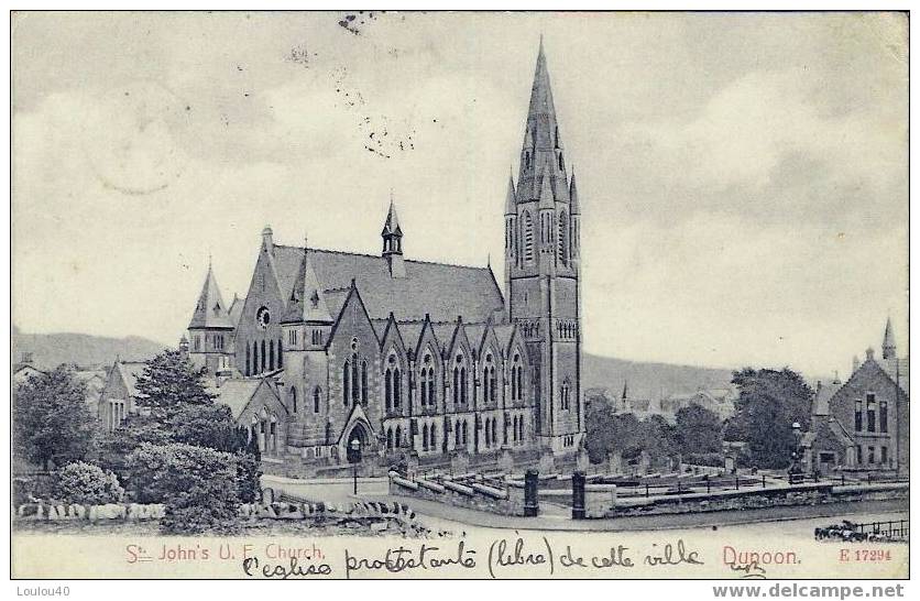 SCOTLAND - DUNOON - ST JOHN´S  U. F. CHURCH - Argyllshire