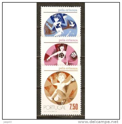 P - PORTUGAL AFINSA 1188/1190 - SÉRIE NOVA SEM GOMA, MNG - Unused Stamps