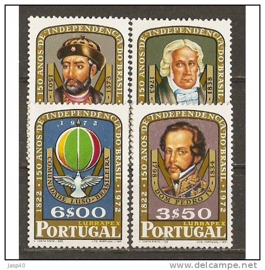 P - PORTUGAL AFINSA 1167/1170 - SÉRIENOVA SEM GOMA, MNG - Unused Stamps