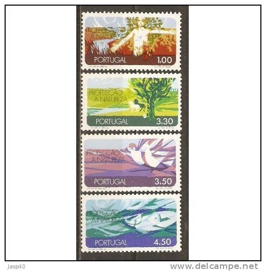 P - PORTUGAL AFINSA 1122/1125 - SÉRIENOVA SEM GOMA, MNG - Unused Stamps