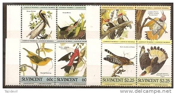 ST VINCENT - 1985 Birds. Scott 807-10. MNH ** - St.Vincent (1979-...)