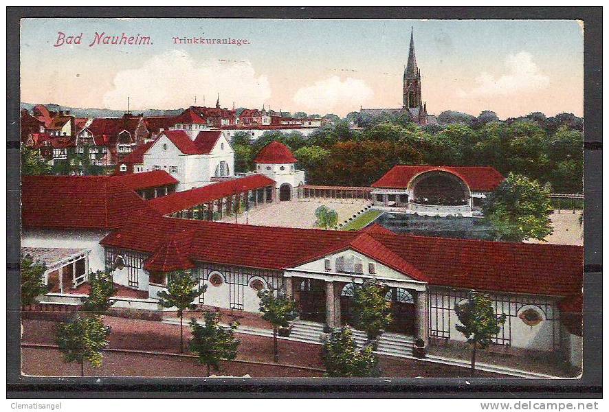 TOP!! BAD NAUHEIM * TRINKKURANLAGE * 1918  **!! - Bad Nauheim