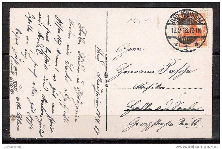 TOP!! BAD NAUHEIM * TRINKKURANLAGE * 1918  **!! - Bad Nauheim