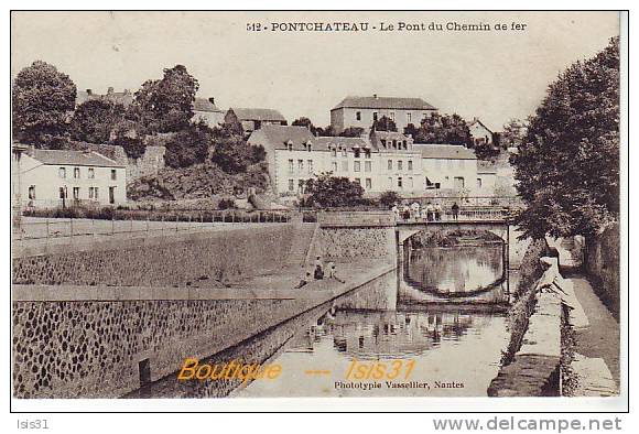 Dép 44 - RF19553 - Pontchâteau - Le Pont Du Chemin De Fer  - état - Pontchâteau