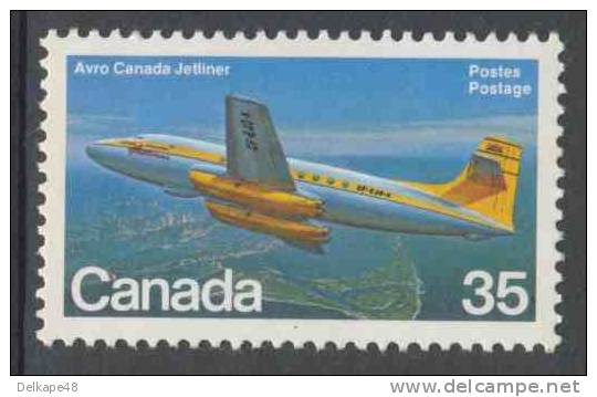 Canada 1981 Mi 816 YT 781 ** Avro Canada Jetliner - Training + Transport Aircraft / Avions D'entraînement + Transport - Unused Stamps