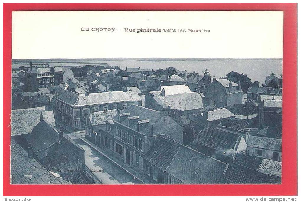 CPA 80 Le Crotoy - Vue Generale Vers Les Bassins SOMME  FRANCE - Le Crotoy