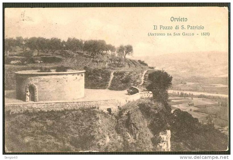 Italy, Italia, Terni, ORVIETO, Il Pozzo Di S. Patrizio, Used 1910. #400 - Terni