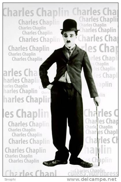 H-CC-34 ^  #  World-famous Humorous Movie Master Actor  , Charlie Chaplin ( Postal Stationery , Articles Postaux )) - Acteurs
