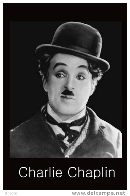 H-CC-60  ^  #  World-famous Humorous Movie Master Actor  , Charlie Chaplin ( Postal Stationery , Articles Postaux )) - Acteurs