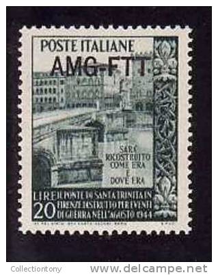 1949 - PONTE DI S. TRINITA' -  CAT. SASS. N°54  * - VAL. CAT. 5.00 € - Neufs