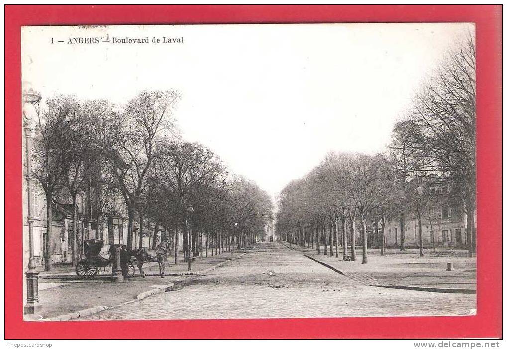 CPA 49  ANGERS Boulevard De Laval - No.1 -  MAINE ET LOIRE - Angers