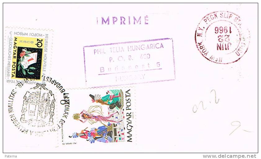 Carta,aerea ,certificada,BUDAPEST 1966, ( Hungria) Cover, Lettre - Brieven En Documenten