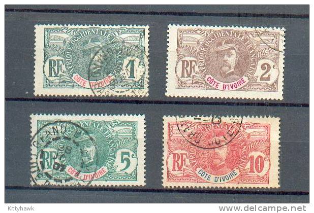 Codi 268 - YT 21-22-24-25 Obli - Used Stamps