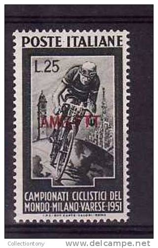 1951 - CICLISMO- CAT. SASS. N° 127 **  VAL. CAT. 15.00€ - Neufs