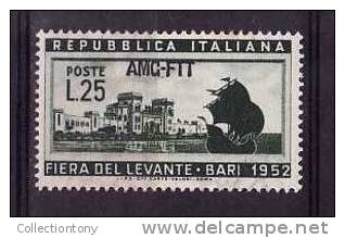 1952 - 16° FIERA DEL LEVANTE A BARI -  CAT. SASS. N° 153 *  VAL. CAT. 1.50€ - Neufs