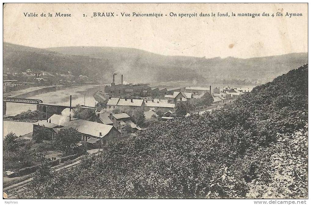 Vallée De La Meuse- 2. BRAUX : Vue Panoramique - Autres & Non Classés