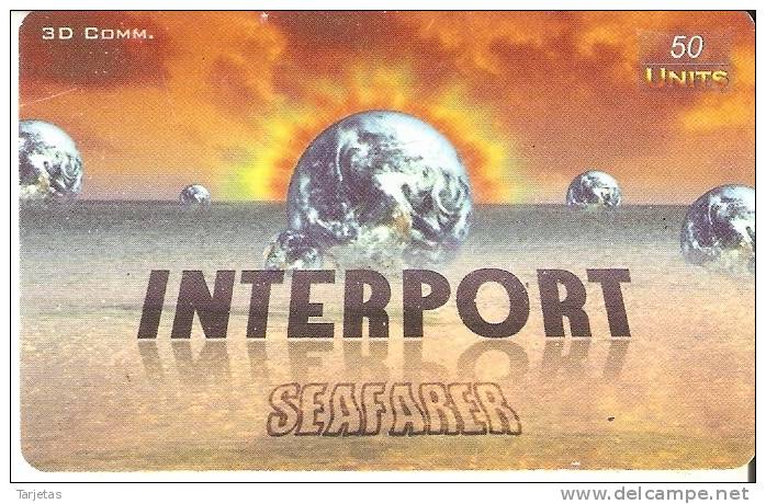 TARJETA DE ESPAÑA DEL PLANETA TIERRA (SEAFARER) - Astronomia