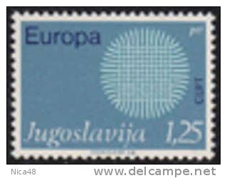 Jugoslavija 1970 Europa 1 Vl  Nuovo - 1970