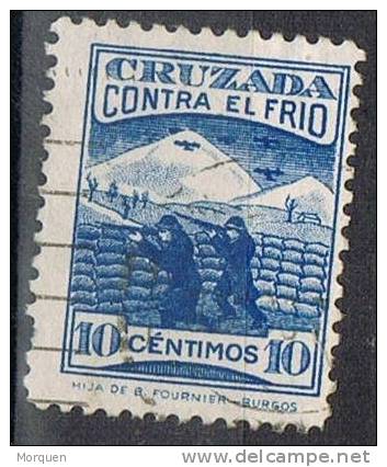 Cruzada Contra El Frio Num 12, Cat Edifil º - Spanish Civil War Labels