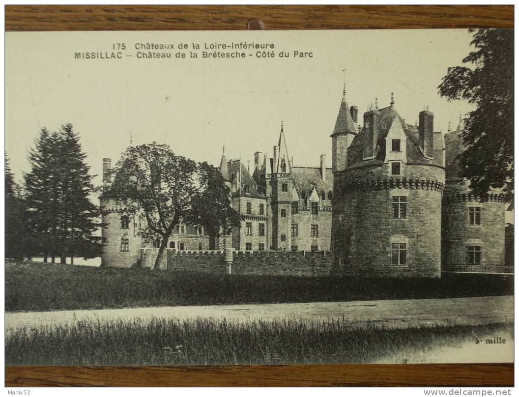 44 - MISSILLAC - Château De La Bretesche - Côté Du Parc. - Missillac