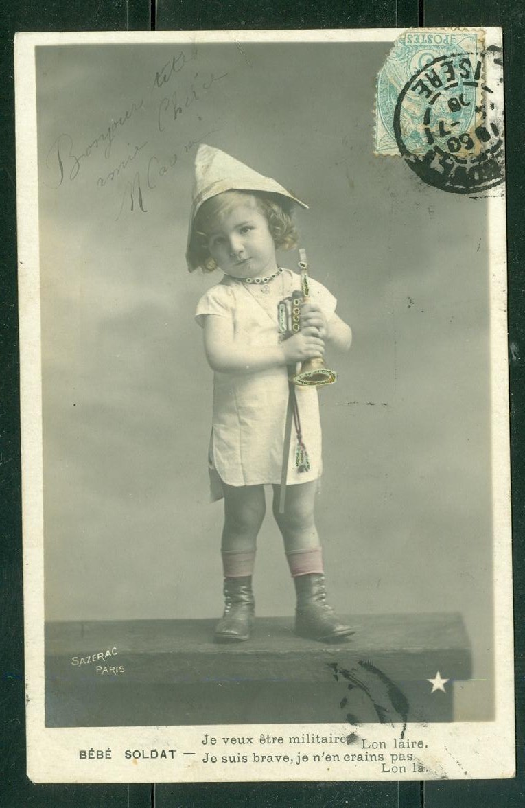 Bébé Soldat , Photo Sazerac Paris , Edition étoile   Qr145 - Autres & Non Classés