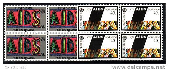 NATIONS UNIS - NEW YORK - 570/571** (bloc De 4) Cote 12,80 Euros Depart à 10% - Unused Stamps