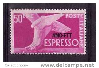 1947-48 - DEMOCRATICA - ESPRESSO -  CAT. SASS. N. 7 *  VAL. CAT. 5.00 € - Posta Espresso