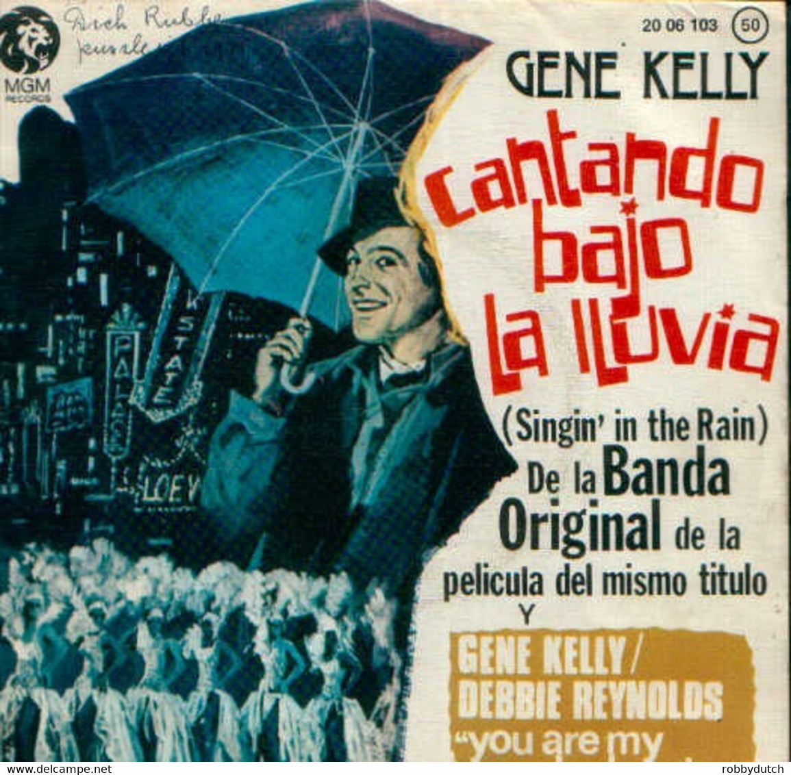 * 7" *  GENE KELLY - SINGIN' IN THE RAIN (Spain 1975) - Filmmuziek