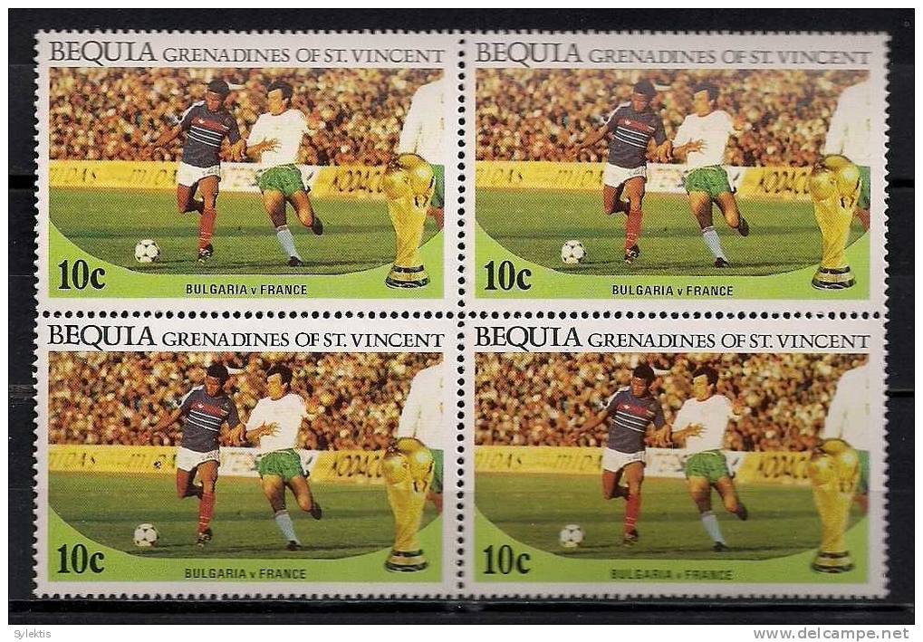 WORLD CUP 1982 ST VINCENT BLOCK 4 BOULGARIA Vs FRANCE - St.Vincent (1979-...)