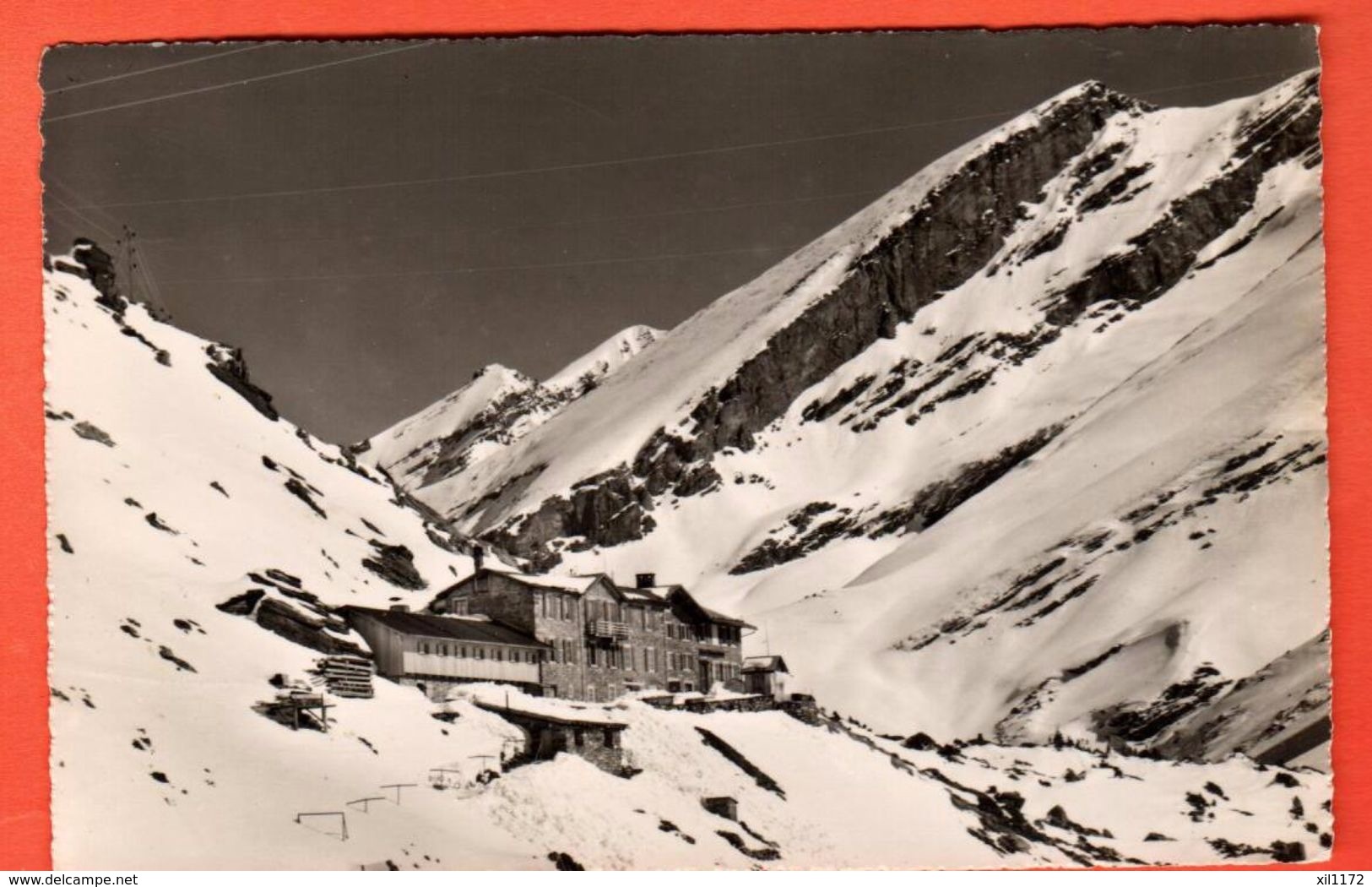 K534 Berghotel Schwarenbach Mit Doldenhorn U. Ober Tatlishorn. Stempel Gemmipass.Nicht Gelaufen.Hari 475 - Autres & Non Classés