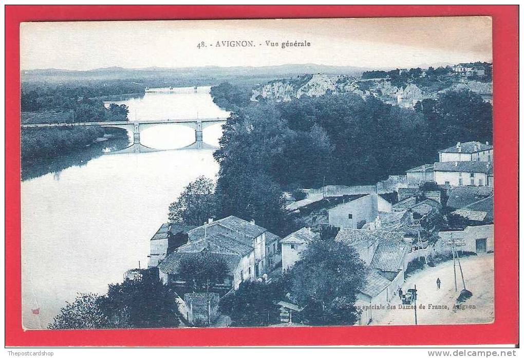 CPA  84 No.48 AVIGON  VUE GENERALE FRANCE - Avignon (Palais & Pont)