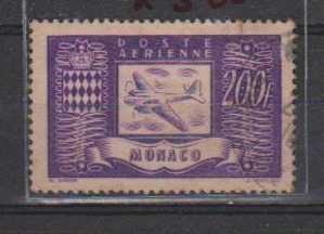 Monaco 1946 Air, Airplane, Aviation - Oblitérés