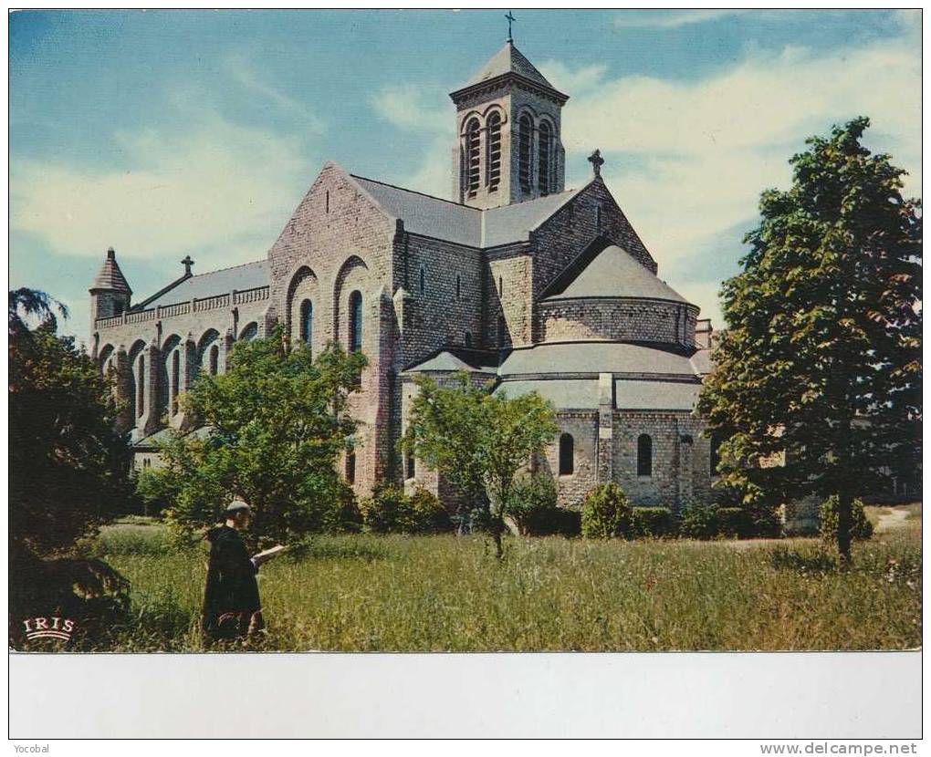 Cp , 81 , DOURGNE , Abbaye Saint-Benoît D'En Calcat , L'Église Vue De L'abside - Dourgne