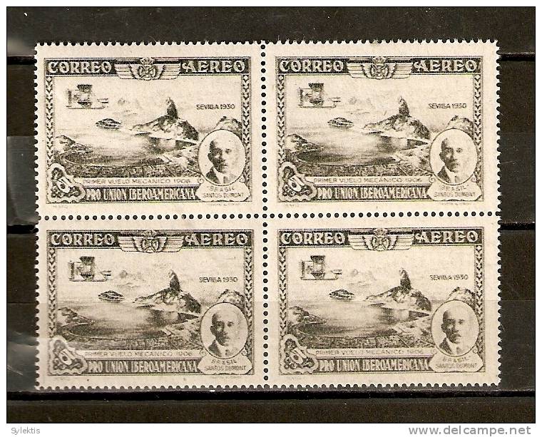 SPAIN 1930 5c  BL4 AIR MNH - Neufs