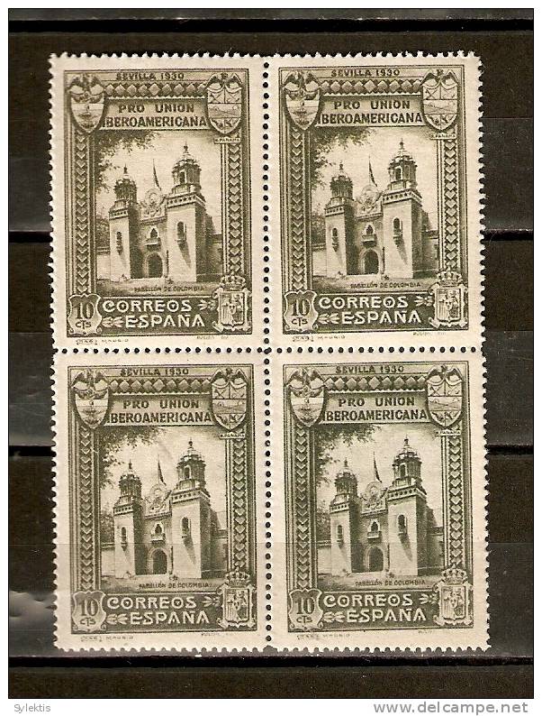 SPAIN 1930 10c BL4 MNH - Ungebraucht