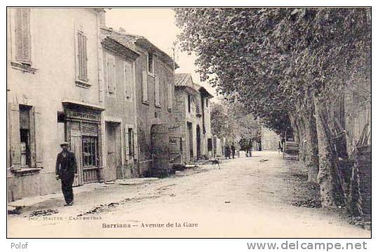 Sarrians - Avenue De La Gare   (11596) - Sarrians