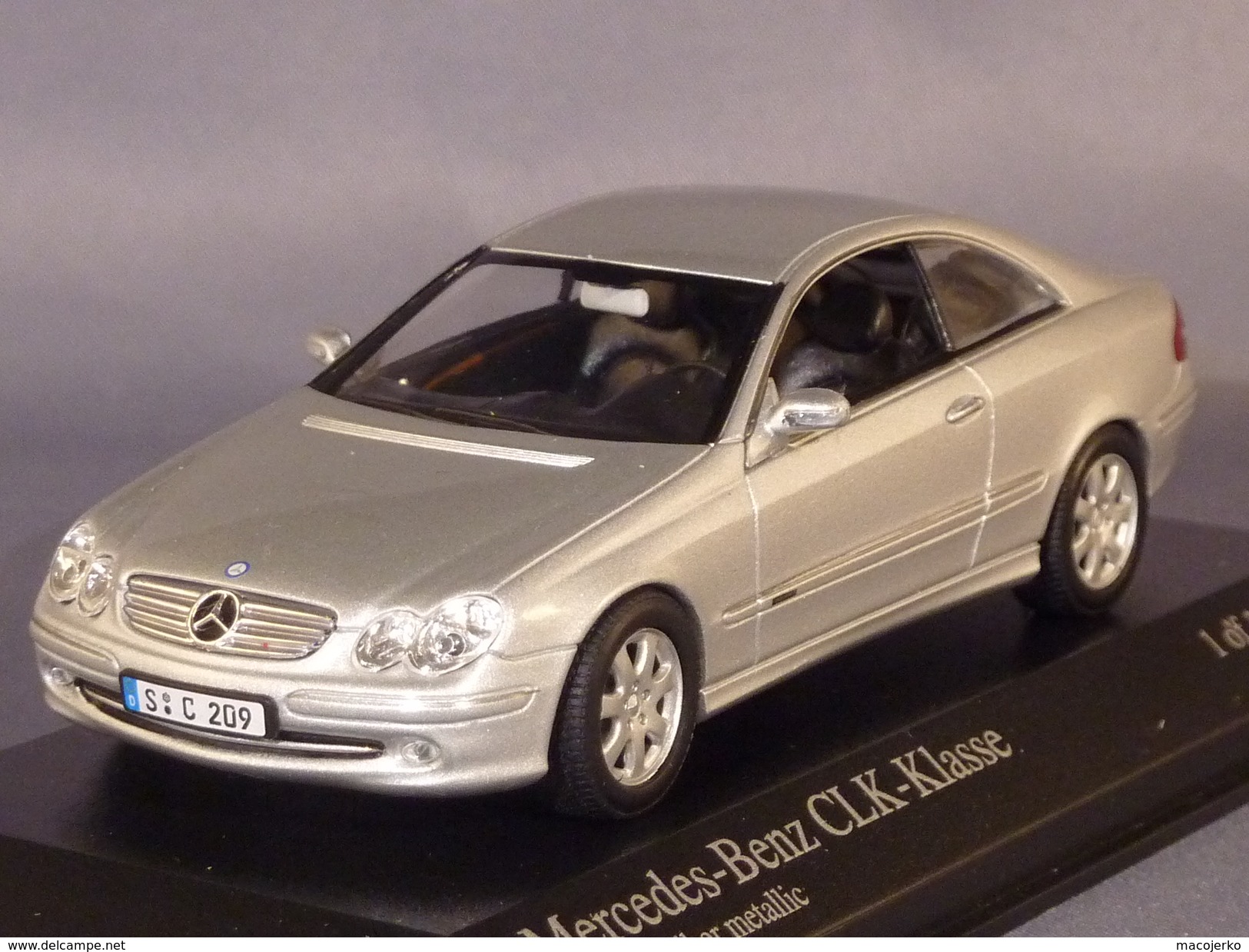 Minichamps 400031424, Mercedes CLK-Class 2001 1:43 - Minichamps